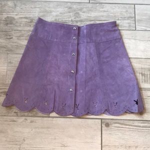 PLAYBOY LEATHER SKIRT MADE IN USA